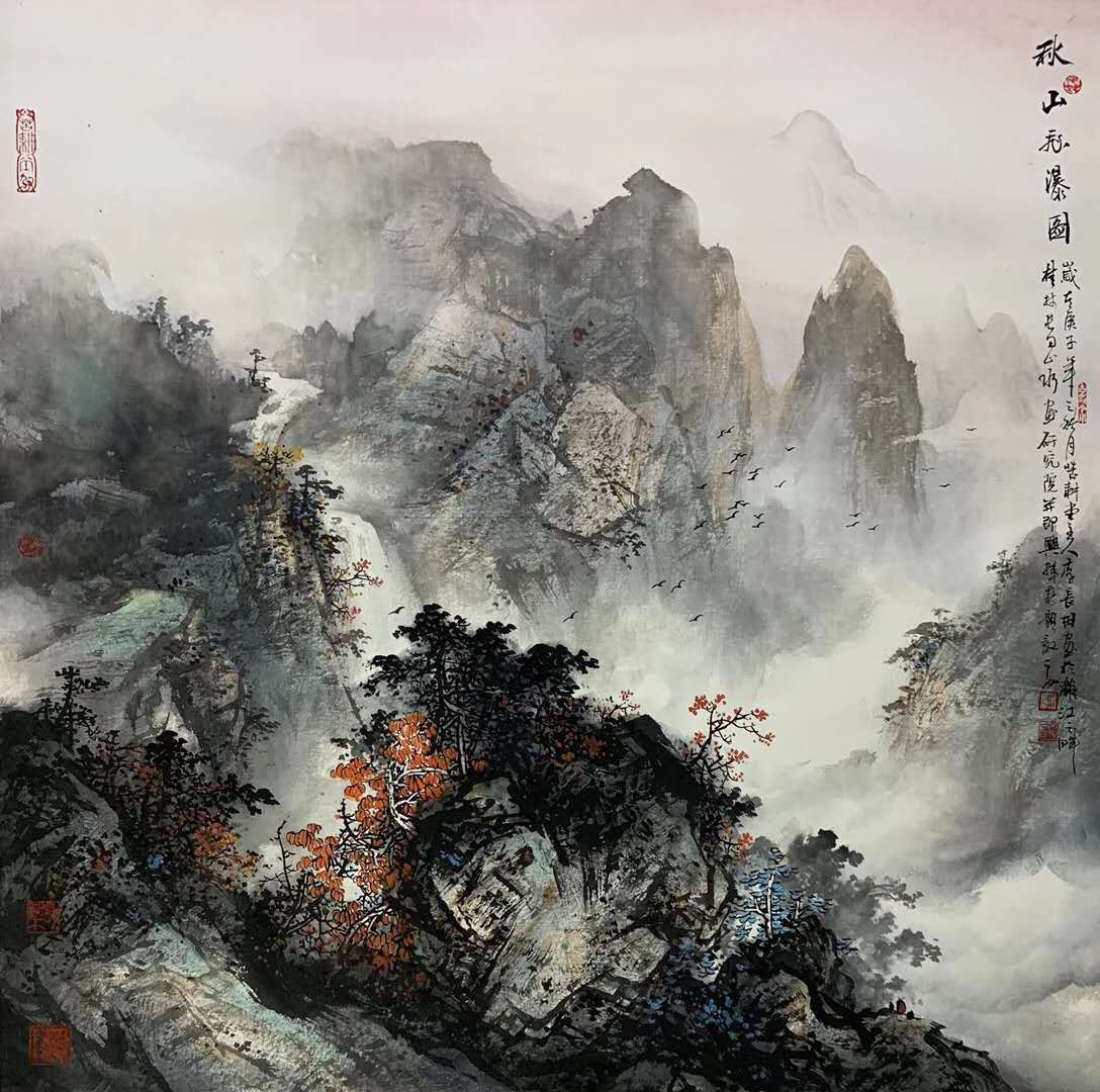 揭秘李長田山水畫價格，小巷深處的藝術價值與寶藏